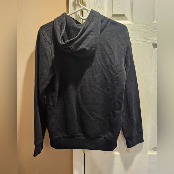 Nike Jordan Black Hoodie with White Logo. There's a white stain. - Picture 2 of 4